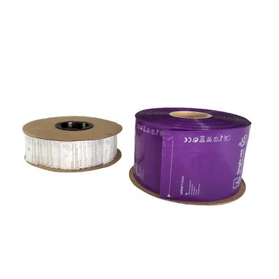 صنعت LDPE PE Autobag پیش باز شده پولی کیسه بر روی یک رول برای ماشین آلات خودکار