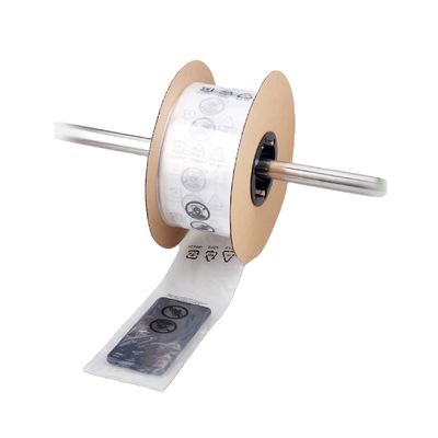 LDPE سوراخ کردن کیسه اتوماتیک کیسه های پولی پیش باز شده بر روی یک رول برای بسته بندی خودکار