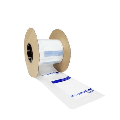 LDPE سوراخ کردن کیسه اتوماتیک کیسه های پولی پیش باز شده بر روی یک رول برای بسته بندی خودکار