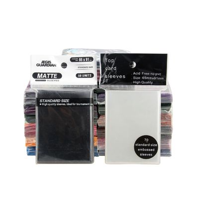 ضد آب PP Yugioh MTG دستکش کارت اندازه استاندارد برای بازی های کارت تجاری