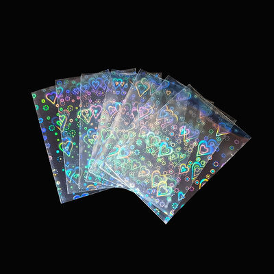 دستکش محافظ کارت هولوگرافیک شفاف 66x91mm کارت ورزشی دستکش پلاستیکی