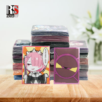 Holographic Yugioh MTG کارت های تجاری آستین های کیف جیبی تخت لوگو سفارشی