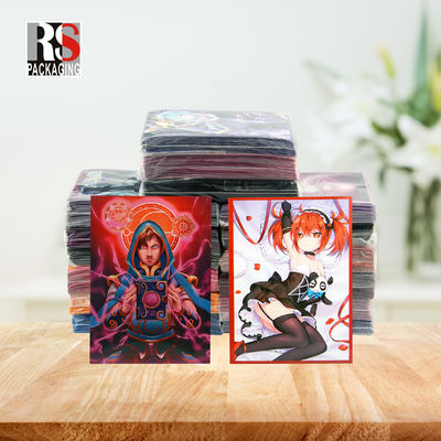 پلاستیک تجارت انیمیشن Yugioh کارت محافظ آستین پذیرفتن لوگو سفارشی
