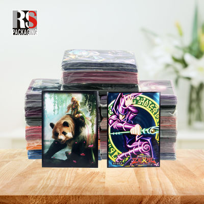 پلاستیک تجارت انیمیشن Yugioh کارت محافظ آستین پذیرفتن لوگو سفارشی