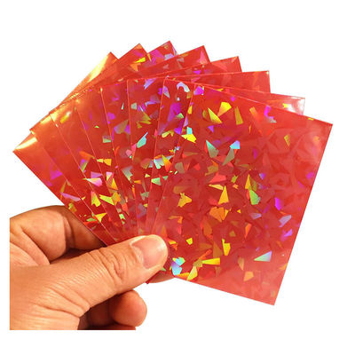محافظ کارت های تجاری پلاستیکی PP سنگ قیمتی لیزر هولوگرافیک برای YUGIOH