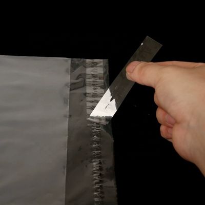 کیسه پلاستیکی با دوام برای پوشاک خود چسبنده کیسه مهر و موم ساختار مواد LDPE