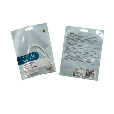 ضخامت سفارشی OEM کیسه آویزان پلاستیکی Ziplock برای کیف تلفن همراه ضد آب