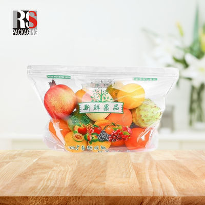 CPP OPP پلی اتیلن میکرو سوراخ شده Zip Lock کیسه پلاستیکی برای سبزیجات تازه