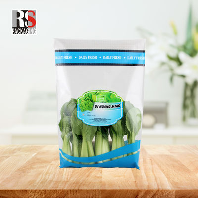 CPP OPP پلی اتیلن میکرو سوراخ شده Zip Lock کیسه پلاستیکی برای سبزیجات تازه