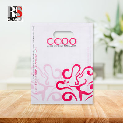 PE دسته کیف خرید کتر مرطوب تشکر کیف خرید برای بسته بندی فروشگاه کتاب