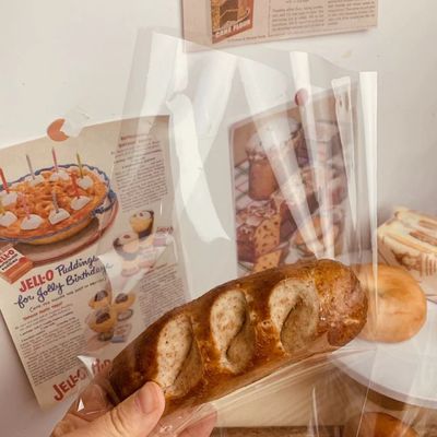 مواد غذایی صنعتی OPP LDPE کیسه های نان و نان بسته بندی شده برای ذخیره سازی نانوایی
