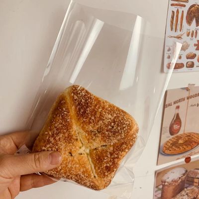 مواد غذایی صنعتی OPP LDPE کیسه های نان و نان بسته بندی شده برای ذخیره سازی نانوایی