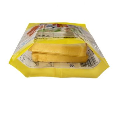 روغن زیتون PET / PE سفارشی درجه غذایی ضد چرب هوت داگ هامبورگر بسته بندی کیسه های Mylar