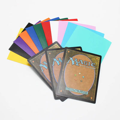رنگ کارت مات آستین 16 رنگ به طور مداوم برش Mtg TCG CCG Yugioh PP مواد کارت عکس