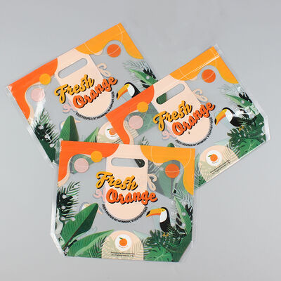 بسته های سبزیجات پلاستیکی شفاف و شفاف با چاپ سفارشی