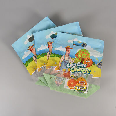 کیسه بستهبندی مواد غذایی پلاستیکی شفاف درجه یک برای محصولات تازه، میوهها و سبزیجات مزرعه، CPP، زیپلاک قابلبازگشایی