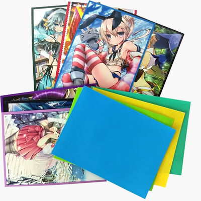 آستین کارت بازی مات سفارشی براق بافت‌دار با چاپ نفیس