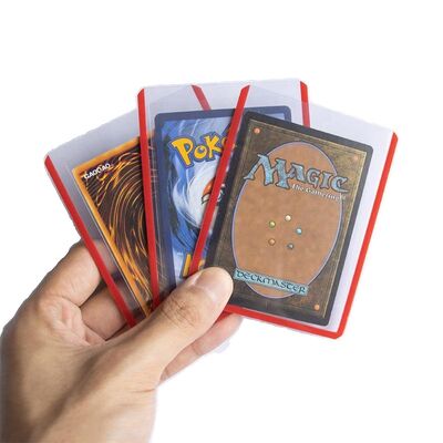 آستین کارت بازی مات سفارشی براق بافت‌دار با چاپ نفیس