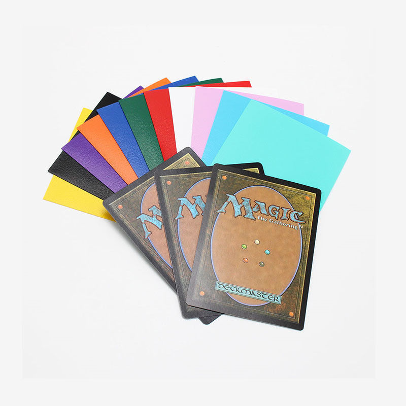 50 / 60 / 100 PCS سیاه کارت آستین Toploaders برای کارت تجاری مهر و موم دسته بالا باز