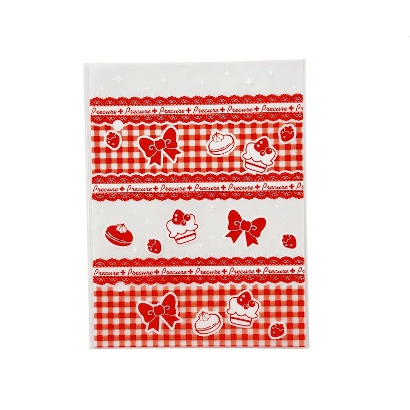 بسته بندی شکلات Opp Header Bag Self Adhesive Seal Clear OPP Cello Bag برای میان وعده ها