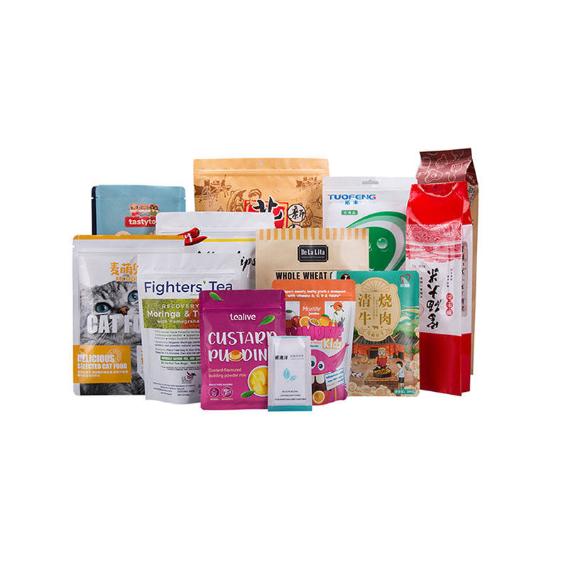 کیسه زپ ایستاده قابل باز کردن برای گیاهان نوشیدنی چای ادویه جات مواد غذایی حیوانات خانگی صابون بسته بندی