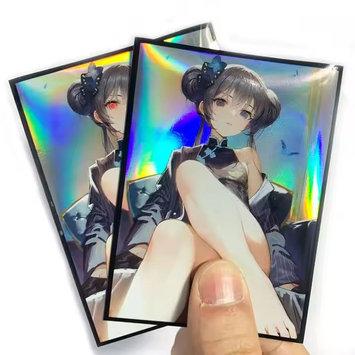 محافظ های هولوگرافیک 61x91mm محافظ های کارت MTG سفارشی برای MTG TCG Yugioh