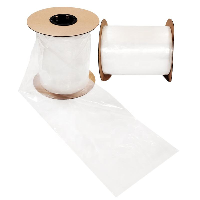 رول های کیسه اتوماتیک پلی اتیلن شفاف از پیش باز شده برای دستگاه های بسته بندی