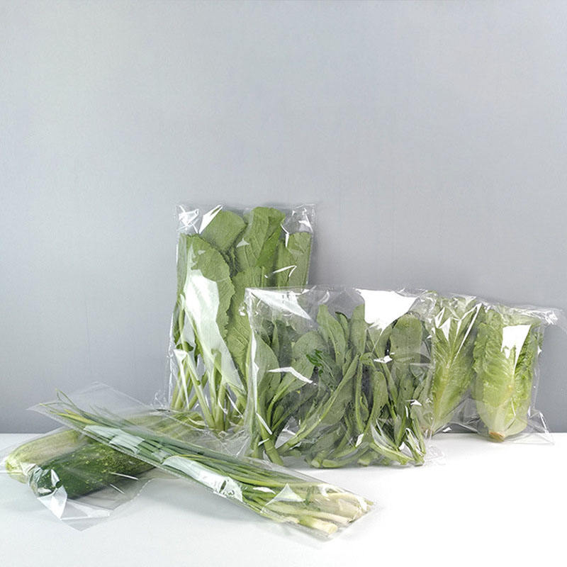 Customized Breathable And Transparent Microporous Packaging Bags For Fruits , Vegetables And Flowers