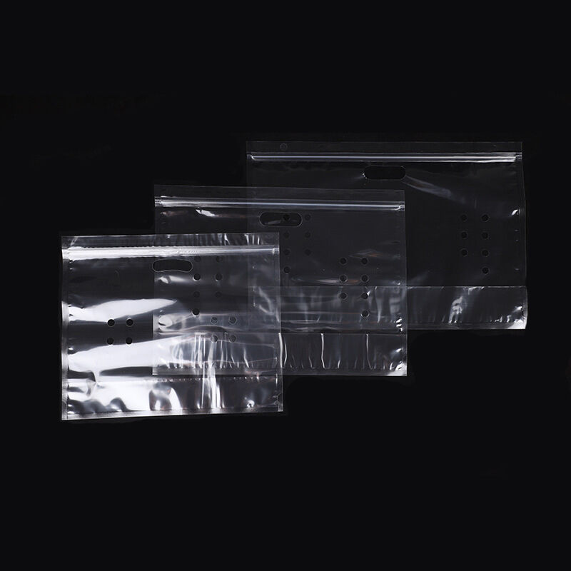 کیسه بسته‌بندی شفاف ضد مه با دستگیره زیپی برای نگهداری میوه و سبزیجات تازه با طراحی سفارشی از جنس پلاستیک درجه غذایی